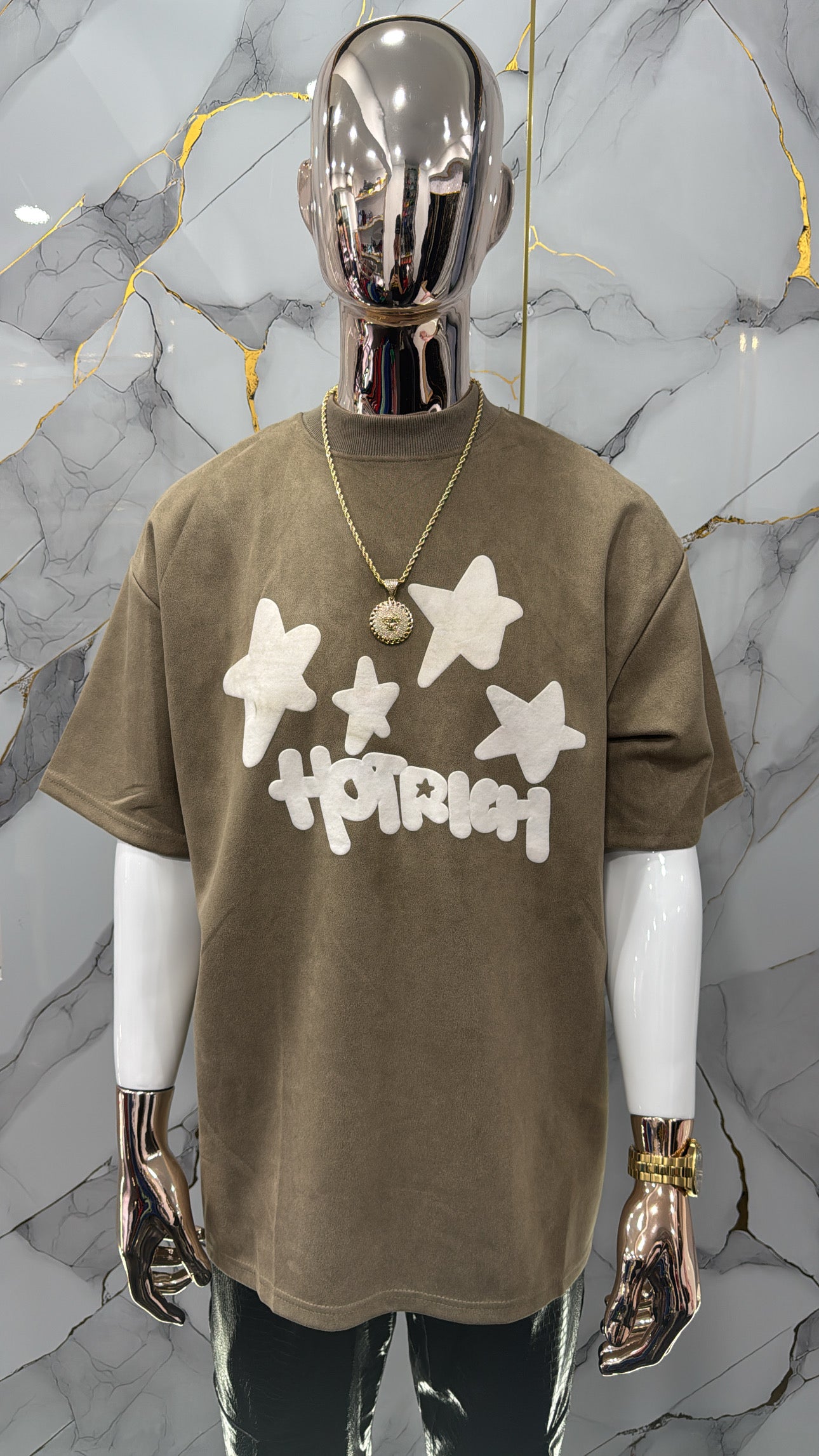 Camiseta Stud gamuza