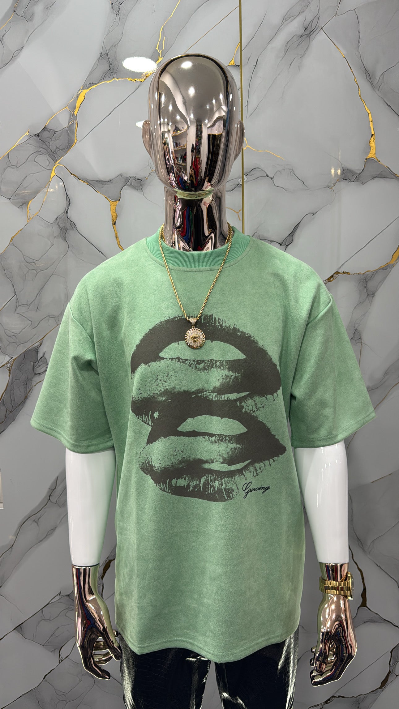 Camiseta Stud gamuza